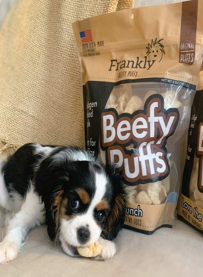 Frankly 2 Pack of Venison Beefy Puffs Dog Treats, 5 Ounces Each, Made in The USA - Image 3